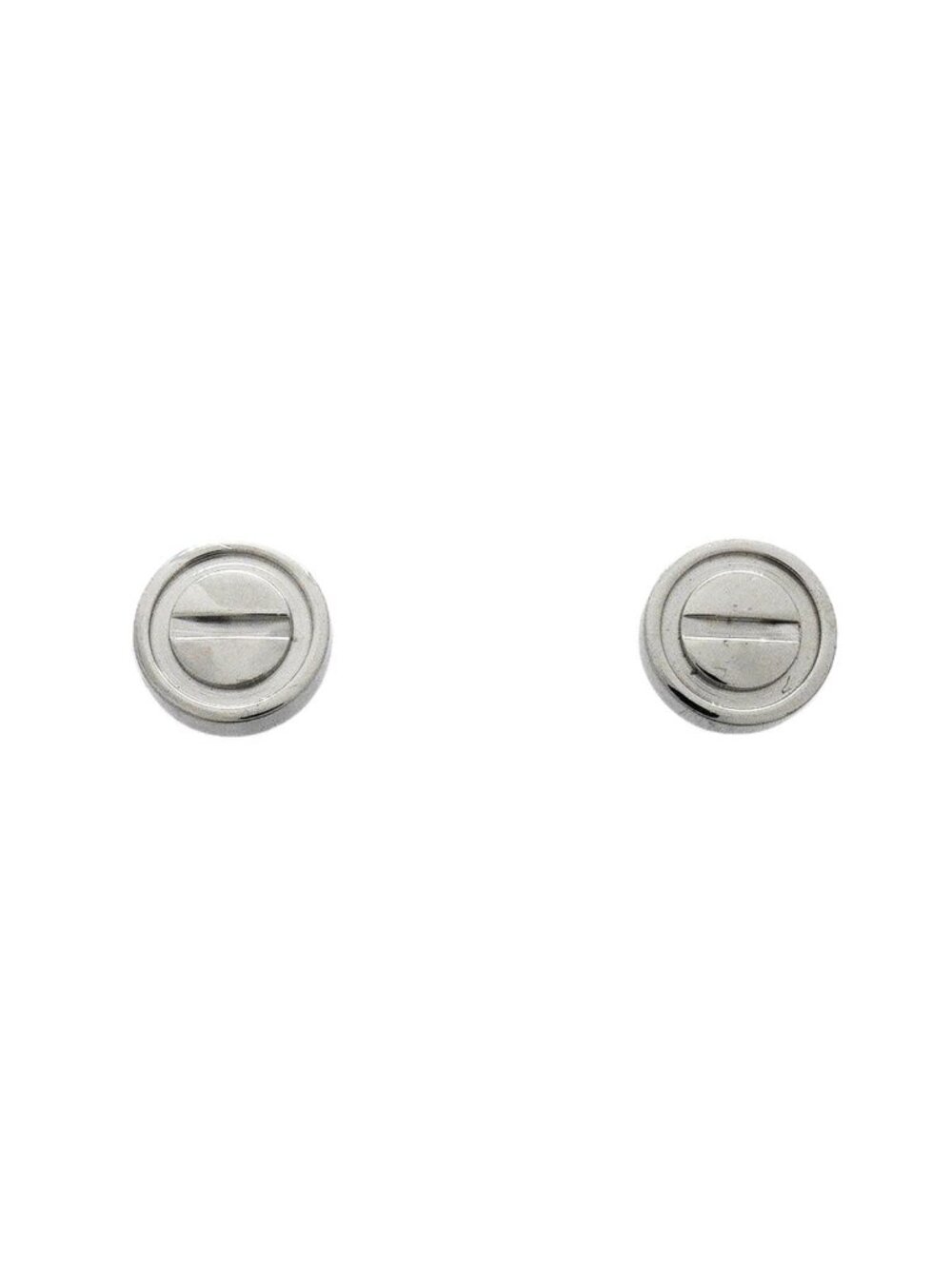Cartier Earrings Love 18k White Gold